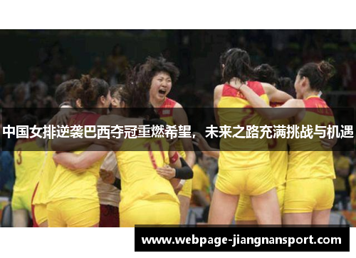 中国女排逆袭巴西夺冠重燃希望,未来之路充满挑战与机遇
